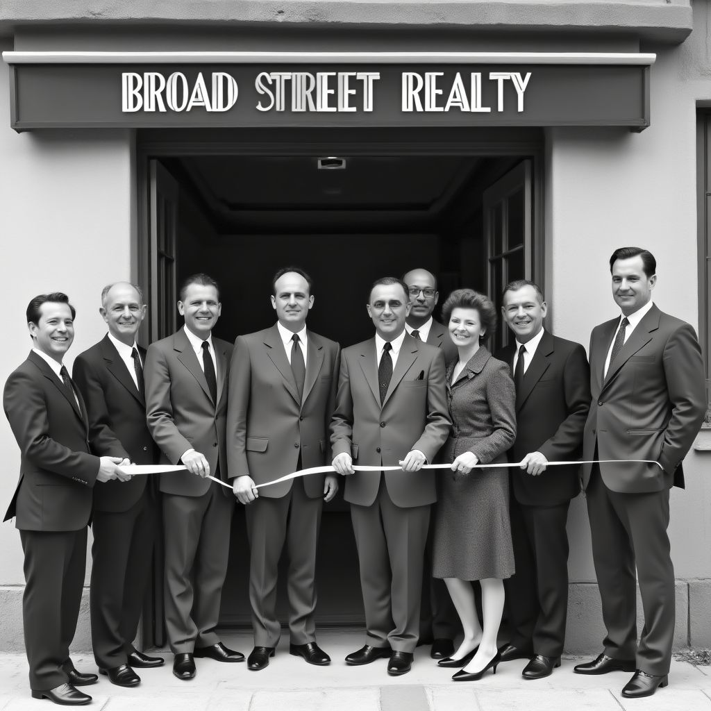 Povijesna fotografija osnivanja tvrtke BROAD STREET REALTY